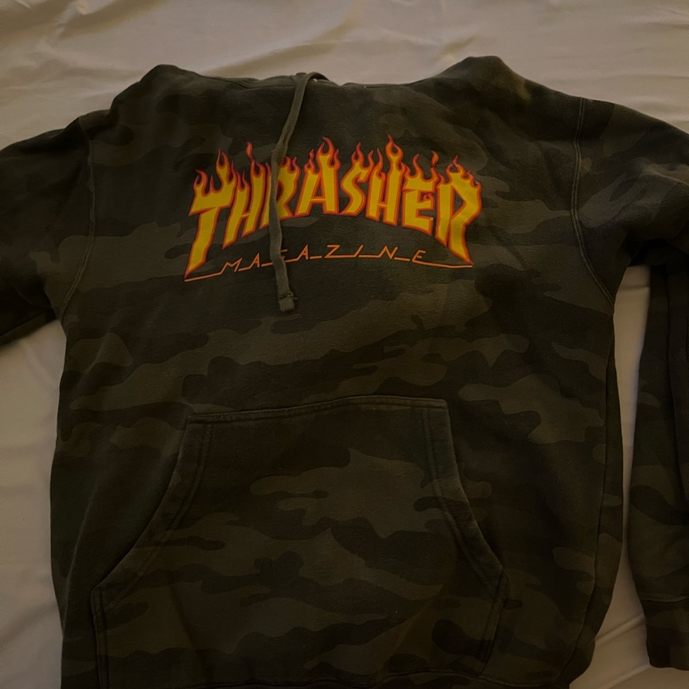 Thrasher Camo Hoodie